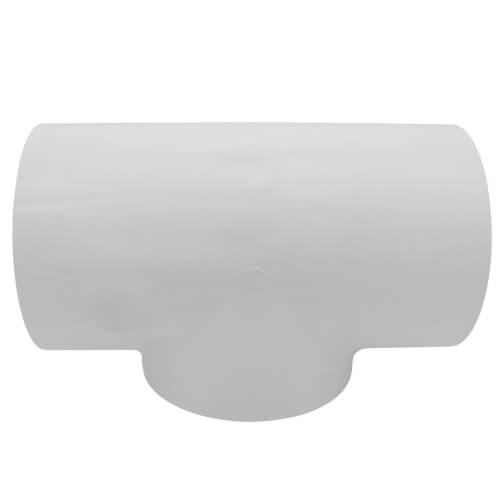 6" PVC DWV Flush Cleanout Tee w/ Cleanout Plug