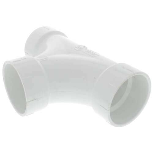 3" PVC DWV 2-Way Cleanout Tee