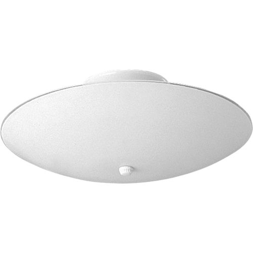 14-1/2" Round Glass 3 Light Close-to-Ceiling