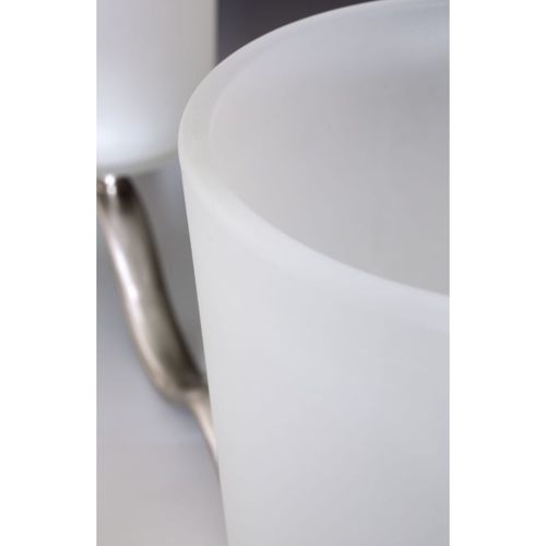 Main product image of Inspire 5 Light Brushed Nickel Off-White Linen Shade Traditional Chandelier Light