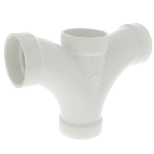 P500020 P500020 2" PVC DWV Double Fixture Fitting