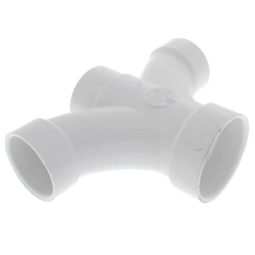 P500241 P500241 2" x 11/2" x 11/2" x 11/2" PVC DWV Double Fixture Fitting