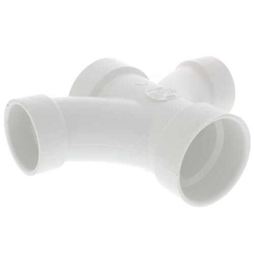 P500251 P500251 2" x 2" x 11/2" x 11/2" PVC DWV Double Fixture Fitting