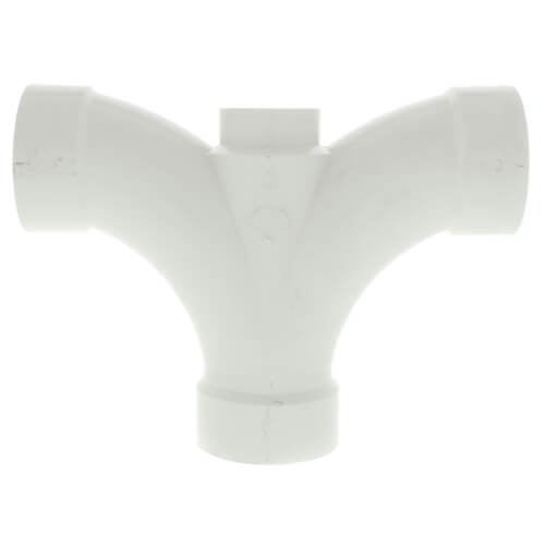 P500338 P500338 3" x 2" x 3" x 3" PVC DWV Double Fixture Fitting