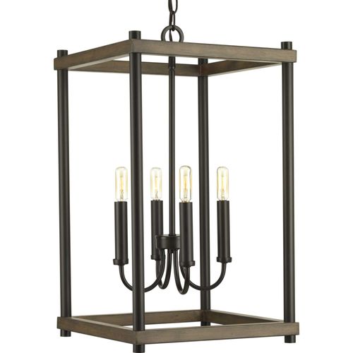 Main product image of Fontayne 4 Light Antique Bronze Farmhouse Pendant Light