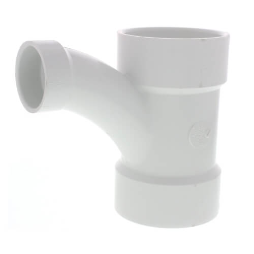 Main product image of 3" x 3" x 1-1/2" PVC DWV Wye and 45° Elbow Combo