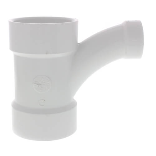 Main product image of 3" x 3" x 1-1/2" PVC DWV Wye and 45° Elbow Combo