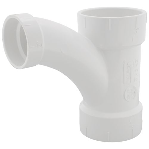 Main product image of 3" x 3" x 2" PVC DWV Wye and 45° Elbow Combo