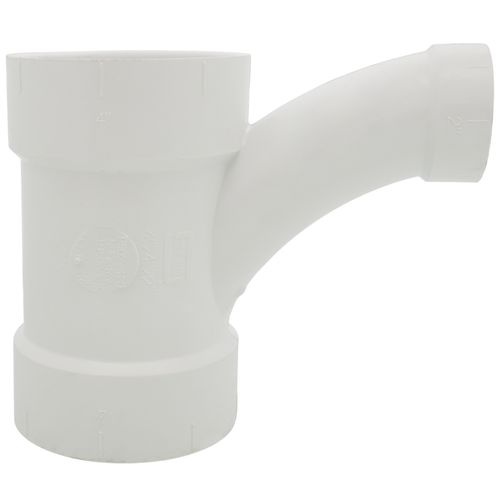 Main product image of 4" x 4" x 2" PVC DWV Wye and 45° Elbow Combo