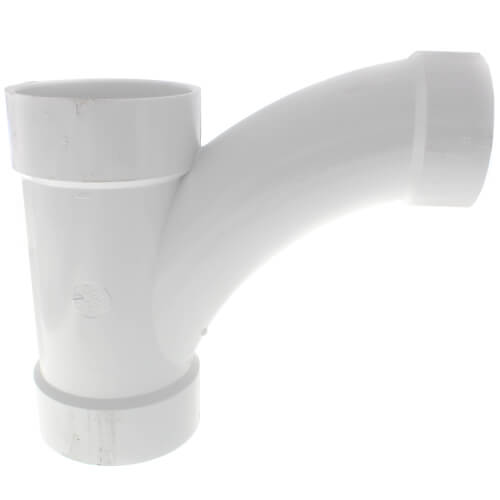 Main product image of 4" x 4" x 3" PVC DWV Wye and 45° Elbow Combo