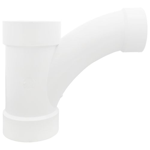 Main product image of 4" x 4" x 3" PVC DWV Wye and 45° Elbow Combo