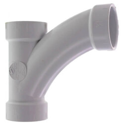 Main product image of 6" PVC DWV Wye and 45° Elbow Combo (2-PC)