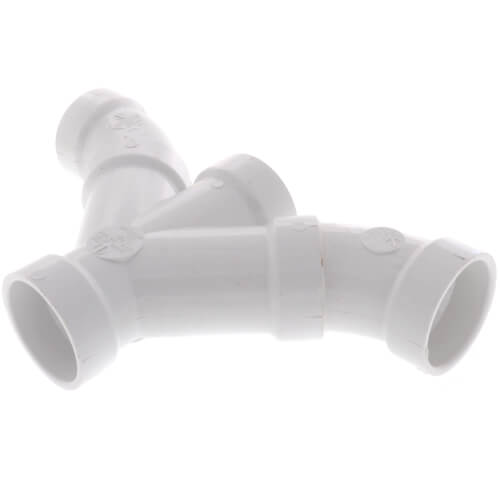 Main product image of 6" PVC DWV Double Wye and 45° Elbow Combo