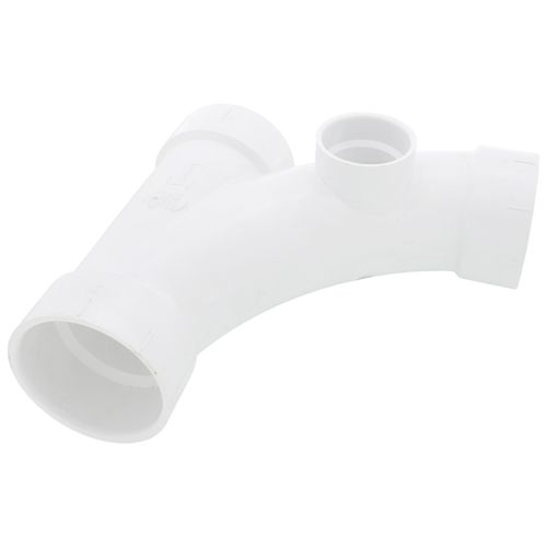 Main product image of 3" PVC DWV Wye and 45° Elbow Combo w/ 2" L Side Inlet