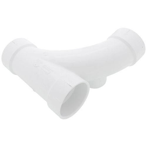Main product image of 3" PVC DWV Wye and 45° Elbow Combo w/ 2" L Side Inlet