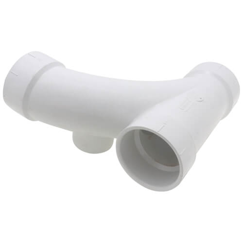 Main product image of 3" PVC DWV Wye and 45° Elbow Combo w/ 2" R Side Inlet