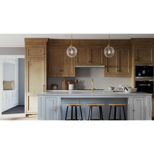 Main product image of Penn 1 Light Natural Brass Clear Glass Farmhouse Pendant Light