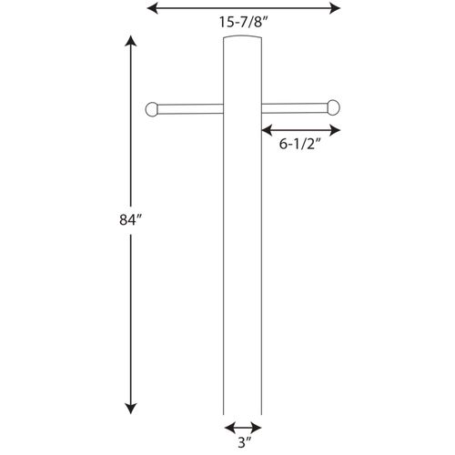 Main product image of Outdoor 7' Aluminum Post w/ Ladder Rest