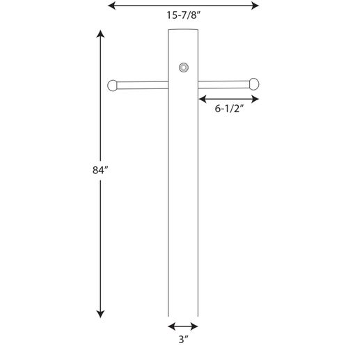 Main product image of Outdoor 7' Aluminum Post w/ Ladder Rest and Photocell