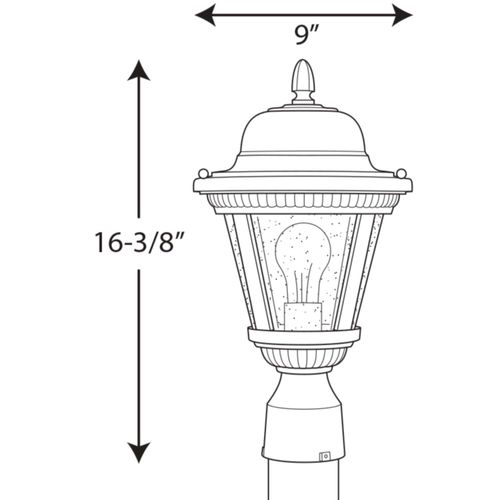 Main product image of Westport 1 Light Small Post Lantern
