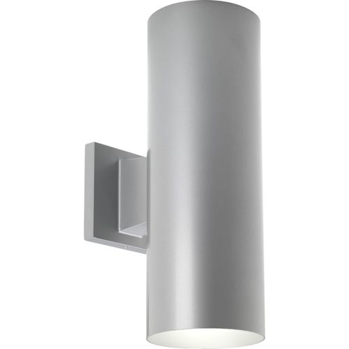 Main product image of 5" Cylinder 2 Light Black Up/Down Modern Outdoor Wall Light