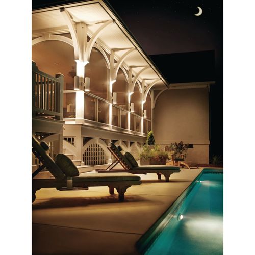 Main product image of 5" Cylinder 2 Light Black Up/Down Modern Outdoor Wall Light