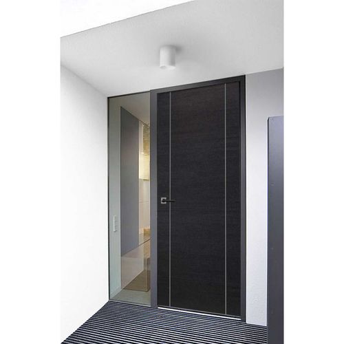 Main product image of Cylinder 5" 1 Light Black Modern Outdoor Ceiling Light