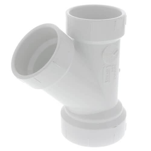 Main product image of 2" x 1-1/2" x 1-1/2" PVC DWV Wye