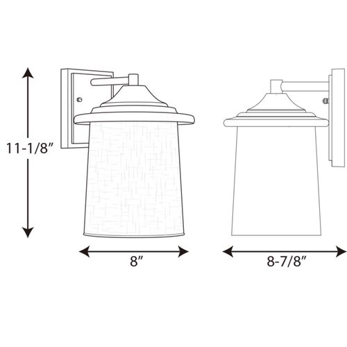 Main product image of Essential 1 Light Medium Wall Lantern