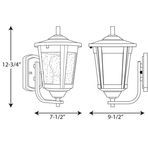 Main product image of East Haven 1 Light Medium Wall Lantern