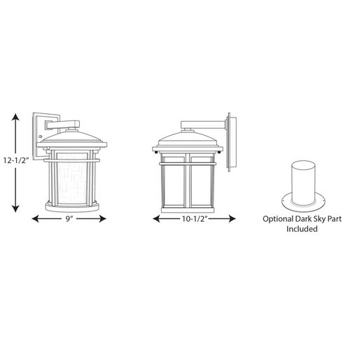 Main product image of Wish 1 Light Medium LED Wall Lantern