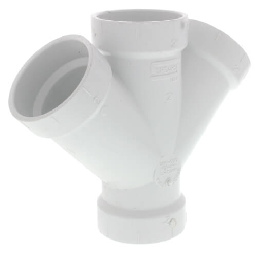 2" PVC DWV Double Wye