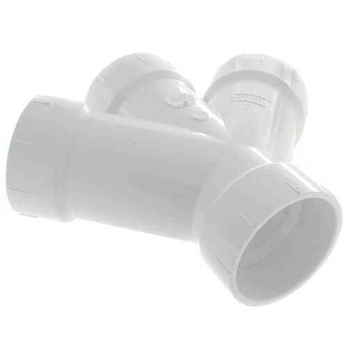 3" PVC DWV Double Wye