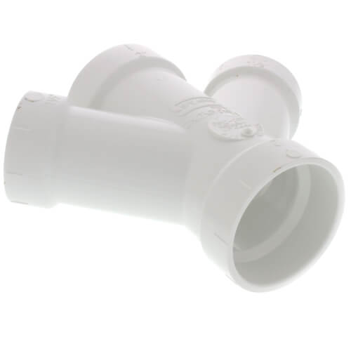 2" x 1-1/2" PVC DWV Double Wye