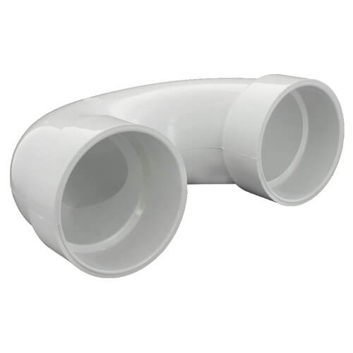 Main product image of 6" PVC DWV Return Bend