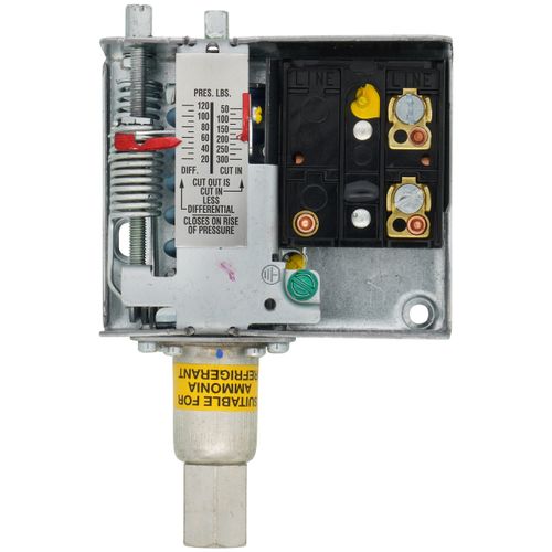 Main product image of 119C Single Pole High Pressure Control - 50/300 psig (Adj. Diff 20/100 psi)
