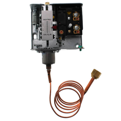 Single Pole High Pressure Control w/ Manual Reset, 50-500 PSIG
