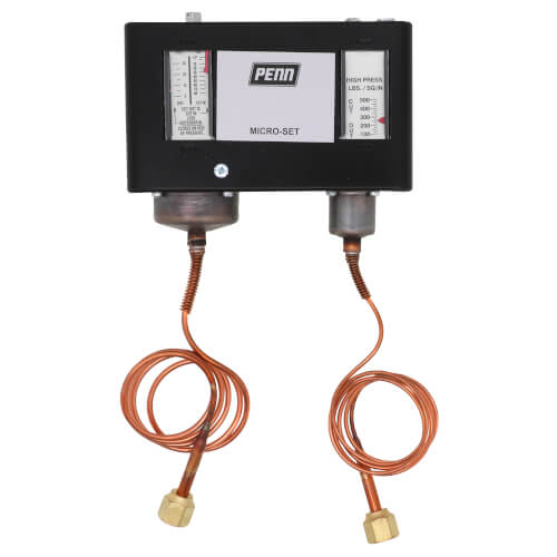 Convertible Dual Pressure Control, HR 100-500 psig; LR: 12" to 80 psig