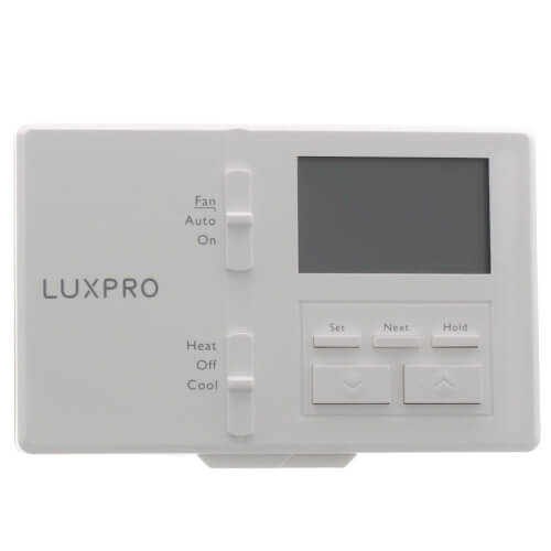 P721 010 Lux P721 010 7 Day 52 Day Programming Or Non Programmable Thermostat Horizontal 4221