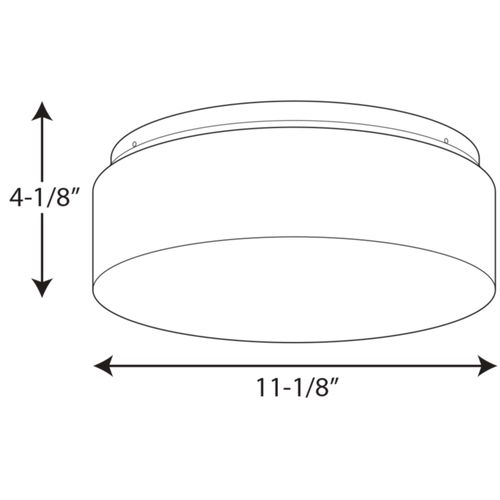 Main product image of 1 Light 11" LED Drum Flush Mount