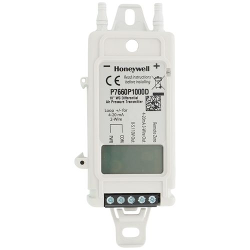 Main product image of 1.0", 2.5", 5", 10" W.C. Universal LCD Display Pressure Sensor w/ Panel/DIN Rail Mount