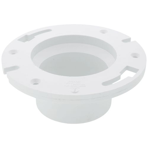 Main product image of 4" x 3" PVC DWV Closet Flange