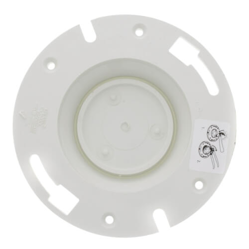 Main product image of 4" x 3" PVC DWV Closet Flange w/ Knockout