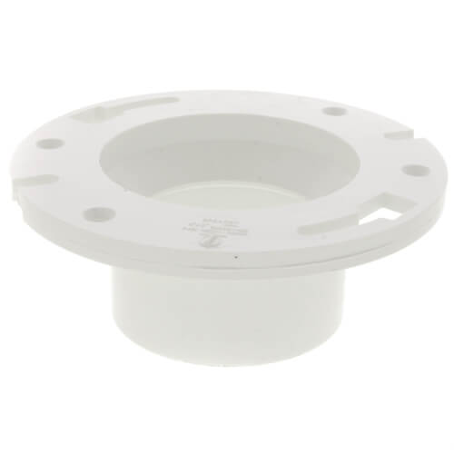 Main product image of 4" x 3" PVC DWV Closet Flange w/ Stop