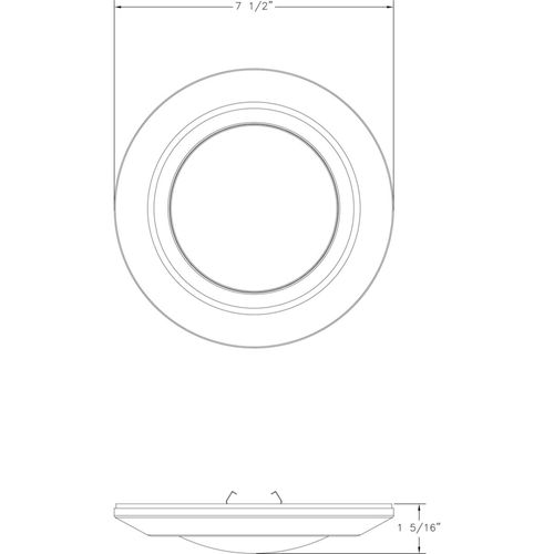 Main product image of 7-1/4" Intrinsic Surface Mount LED in White