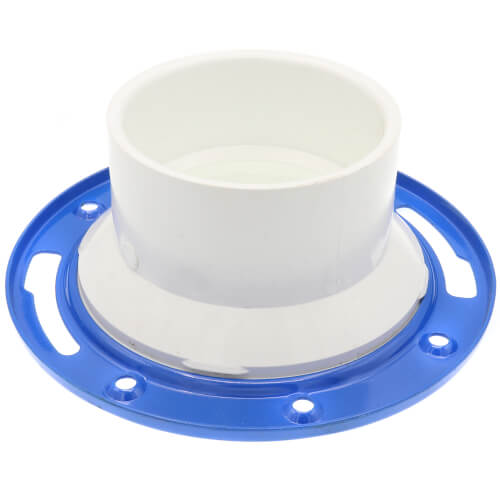 Main product image of 4" x 3" PVC DWV Closet Flange w/ Adjustable Ring