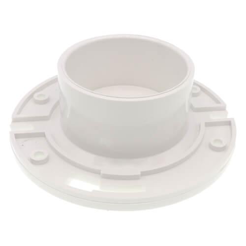 Main product image of 4" x 4"/4" x 3" PVC DWV Flush Closet Flange w/ Knockout