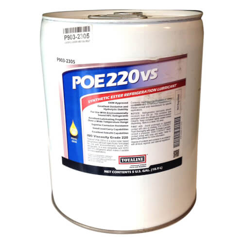 Main product image of POE 220VS Compressor Oil, 5 Gal., P903-2305
