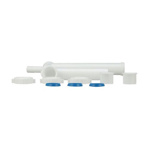 Main product image of 16" Polypropylene Hi-Line End Outlet Waste w/ Baffle Tee, 1-1/2", Slip Joint
