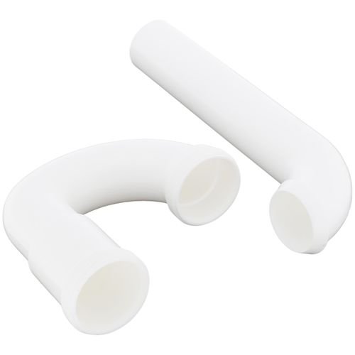 Main product image of 1-1/2" White P-Trap w/ Threaded PVC Adapter and Reversible J-Bend